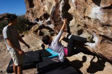 Bouldering in Hueco Tanks on 03/18/2016 with Blue Lizard Climbing and Yoga

Filename: SRM_20160318_0909180.jpg
Aperture: f/10.0
Shutter Speed: 1/250
Body: Canon EOS 20D
Lens: Canon EF 16-35mm f/2.8 L