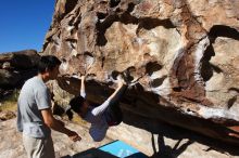 Bouldering in Hueco Tanks on 03/18/2016 with Blue Lizard Climbing and Yoga

Filename: SRM_20160318_0909421.jpg
Aperture: f/10.0
Shutter Speed: 1/250
Body: Canon EOS 20D
Lens: Canon EF 16-35mm f/2.8 L