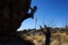 Bouldering in Hueco Tanks on 03/18/2016 with Blue Lizard Climbing and Yoga

Filename: SRM_20160318_0945190.jpg
Aperture: f/10.0
Shutter Speed: 1/250
Body: Canon EOS 20D
Lens: Canon EF 16-35mm f/2.8 L