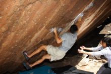 Bouldering in Hueco Tanks on 03/18/2016 with Blue Lizard Climbing and Yoga

Filename: SRM_20160318_1123240.jpg
Aperture: f/8.0
Shutter Speed: 1/250
Body: Canon EOS 20D
Lens: Canon EF 16-35mm f/2.8 L