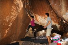 Bouldering in Hueco Tanks on 03/18/2016 with Blue Lizard Climbing and Yoga

Filename: SRM_20160318_1334210.jpg
Aperture: f/6.3
Shutter Speed: 1/250
Body: Canon EOS 20D
Lens: Canon EF 16-35mm f/2.8 L