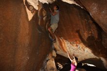 Bouldering in Hueco Tanks on 03/18/2016 with Blue Lizard Climbing and Yoga

Filename: SRM_20160318_1348360.jpg
Aperture: f/6.3
Shutter Speed: 1/250
Body: Canon EOS 20D
Lens: Canon EF 16-35mm f/2.8 L