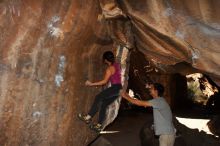 Bouldering in Hueco Tanks on 03/18/2016 with Blue Lizard Climbing and Yoga

Filename: SRM_20160318_1409350.jpg
Aperture: f/8.0
Shutter Speed: 1/250
Body: Canon EOS 20D
Lens: Canon EF 16-35mm f/2.8 L