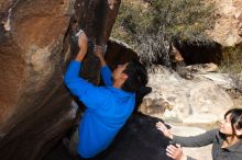 Bouldering in Hueco Tanks on 03/19/2016 with Blue Lizard Climbing and Yoga

Filename: SRM_20160319_0844110.jpg
Aperture: f/8.0
Shutter Speed: 1/250
Body: Canon EOS 20D
Lens: Canon EF 16-35mm f/2.8 L