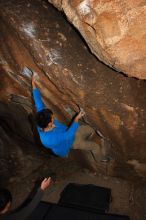 Bouldering in Hueco Tanks on 03/19/2016 with Blue Lizard Climbing and Yoga

Filename: SRM_20160319_0855520.jpg
Aperture: f/8.0
Shutter Speed: 1/250
Body: Canon EOS 20D
Lens: Canon EF 16-35mm f/2.8 L