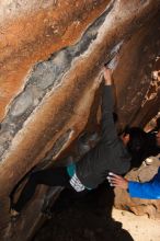 Bouldering in Hueco Tanks on 03/19/2016 with Blue Lizard Climbing and Yoga

Filename: SRM_20160319_0900390.jpg
Aperture: f/8.0
Shutter Speed: 1/250
Body: Canon EOS 20D
Lens: Canon EF 16-35mm f/2.8 L