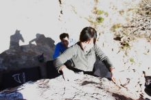 Bouldering in Hueco Tanks on 03/19/2016 with Blue Lizard Climbing and Yoga

Filename: SRM_20160319_1005240.jpg
Aperture: f/2.8
Shutter Speed: 1/400
Body: Canon EOS 20D
Lens: Canon EF 16-35mm f/2.8 L