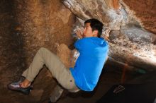 Bouldering in Hueco Tanks on 03/19/2016 with Blue Lizard Climbing and Yoga

Filename: SRM_20160319_1009440.jpg
Aperture: f/8.0
Shutter Speed: 1/250
Body: Canon EOS 20D
Lens: Canon EF 16-35mm f/2.8 L