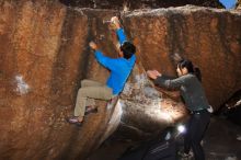Bouldering in Hueco Tanks on 03/19/2016 with Blue Lizard Climbing and Yoga

Filename: SRM_20160319_1009530.jpg
Aperture: f/8.0
Shutter Speed: 1/250
Body: Canon EOS 20D
Lens: Canon EF 16-35mm f/2.8 L
