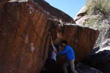 Bouldering in Hueco Tanks on 03/19/2016 with Blue Lizard Climbing and Yoga

Filename: SRM_20160319_1021332.jpg
Aperture: f/10.0
Shutter Speed: 1/250
Body: Canon EOS 20D
Lens: Canon EF 16-35mm f/2.8 L