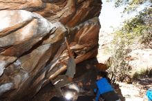 Bouldering in Hueco Tanks on 03/19/2016 with Blue Lizard Climbing and Yoga

Filename: SRM_20160319_1150210.jpg
Aperture: f/9.0
Shutter Speed: 1/250
Body: Canon EOS 20D
Lens: Canon EF 16-35mm f/2.8 L