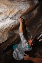 Bouldering in Hueco Tanks on 03/19/2016 with Blue Lizard Climbing and Yoga

Filename: SRM_20160319_1205500.jpg
Aperture: f/8.0
Shutter Speed: 1/250
Body: Canon EOS 20D
Lens: Canon EF 16-35mm f/2.8 L