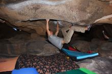 Bouldering in Hueco Tanks on 03/19/2016 with Blue Lizard Climbing and Yoga

Filename: SRM_20160319_1325550.jpg
Aperture: f/8.0
Shutter Speed: 1/250
Body: Canon EOS 20D
Lens: Canon EF 16-35mm f/2.8 L