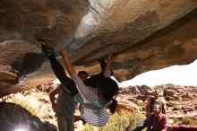 Bouldering in Hueco Tanks on 03/19/2016 with Blue Lizard Climbing and Yoga

Filename: SRM_20160319_1341500.jpg
Aperture: f/8.0
Shutter Speed: 1/250
Body: Canon EOS 20D
Lens: Canon EF 16-35mm f/2.8 L
