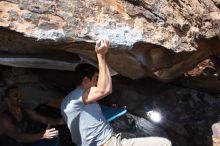 Bouldering in Hueco Tanks on 03/19/2016 with Blue Lizard Climbing and Yoga

Filename: SRM_20160319_1401340.jpg
Aperture: f/8.0
Shutter Speed: 1/250
Body: Canon EOS 20D
Lens: Canon EF 16-35mm f/2.8 L