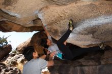 Bouldering in Hueco Tanks on 03/19/2016 with Blue Lizard Climbing and Yoga

Filename: SRM_20160319_1411080.jpg
Aperture: f/8.0
Shutter Speed: 1/250
Body: Canon EOS 20D
Lens: Canon EF 16-35mm f/2.8 L