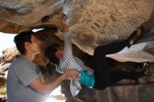 Bouldering in Hueco Tanks on 03/19/2016 with Blue Lizard Climbing and Yoga

Filename: SRM_20160319_1413250.jpg
Aperture: f/8.0
Shutter Speed: 1/250
Body: Canon EOS 20D
Lens: Canon EF 16-35mm f/2.8 L