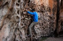 Bouldering in Hueco Tanks on 03/19/2016 with Blue Lizard Climbing and Yoga

Filename: SRM_20160319_1556300.jpg
Aperture: f/4.0
Shutter Speed: 1/80
Body: Canon EOS 20D
Lens: Canon EF 16-35mm f/2.8 L