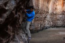 Bouldering in Hueco Tanks on 03/19/2016 with Blue Lizard Climbing and Yoga

Filename: SRM_20160319_1559110.jpg
Aperture: f/4.0
Shutter Speed: 1/80
Body: Canon EOS 20D
Lens: Canon EF 16-35mm f/2.8 L