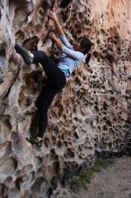 Bouldering in Hueco Tanks on 03/19/2016 with Blue Lizard Climbing and Yoga

Filename: SRM_20160319_1601270.jpg
Aperture: f/4.0
Shutter Speed: 1/60
Body: Canon EOS 20D
Lens: Canon EF 16-35mm f/2.8 L