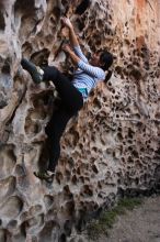 Bouldering in Hueco Tanks on 03/19/2016 with Blue Lizard Climbing and Yoga

Filename: SRM_20160319_1601271.jpg
Aperture: f/4.0
Shutter Speed: 1/60
Body: Canon EOS 20D
Lens: Canon EF 16-35mm f/2.8 L