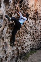 Bouldering in Hueco Tanks on 03/19/2016 with Blue Lizard Climbing and Yoga

Filename: SRM_20160319_1601272.jpg
Aperture: f/4.0
Shutter Speed: 1/60
Body: Canon EOS 20D
Lens: Canon EF 16-35mm f/2.8 L