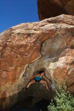 Bouldering in Hueco Tanks on 03/26/2016 with Blue Lizard Climbing and Yoga

Filename: SRM_20160326_1027110.jpg
Aperture: f/8.0
Shutter Speed: 1/250
Body: Canon EOS 20D
Lens: Canon EF 16-35mm f/2.8 L