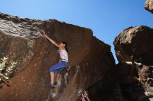 Bouldering in Hueco Tanks on 03/26/2016 with Blue Lizard Climbing and Yoga

Filename: SRM_20160326_1154280.jpg
Aperture: f/8.0
Shutter Speed: 1/250
Body: Canon EOS 20D
Lens: Canon EF 16-35mm f/2.8 L