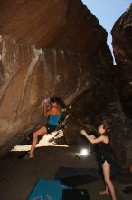 Bouldering in Hueco Tanks on 03/26/2016 with Blue Lizard Climbing and Yoga

Filename: SRM_20160326_1313110.jpg
Aperture: f/8.0
Shutter Speed: 1/250
Body: Canon EOS 20D
Lens: Canon EF 16-35mm f/2.8 L