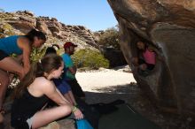 Bouldering in Hueco Tanks on 03/26/2016 with Blue Lizard Climbing and Yoga

Filename: SRM_20160326_1415320.jpg
Aperture: f/7.1
Shutter Speed: 1/250
Body: Canon EOS 20D
Lens: Canon EF 16-35mm f/2.8 L