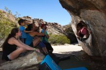 Bouldering in Hueco Tanks on 03/26/2016 with Blue Lizard Climbing and Yoga

Filename: SRM_20160326_1416580.jpg
Aperture: f/7.1
Shutter Speed: 1/250
Body: Canon EOS 20D
Lens: Canon EF 16-35mm f/2.8 L