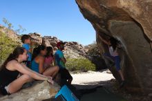 Bouldering in Hueco Tanks on 03/26/2016 with Blue Lizard Climbing and Yoga

Filename: SRM_20160326_1417380.jpg
Aperture: f/7.1
Shutter Speed: 1/250
Body: Canon EOS 20D
Lens: Canon EF 16-35mm f/2.8 L
