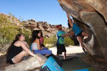 Bouldering in Hueco Tanks on 03/26/2016 with Blue Lizard Climbing and Yoga

Filename: SRM_20160326_1420030.jpg
Aperture: f/7.1
Shutter Speed: 1/250
Body: Canon EOS 20D
Lens: Canon EF 16-35mm f/2.8 L