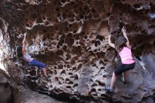 Bouldering in Hueco Tanks on 03/26/2016 with Blue Lizard Climbing and Yoga

Filename: SRM_20160326_1547230.jpg
Aperture: f/2.8
Shutter Speed: 1/50
Body: Canon EOS 20D
Lens: Canon EF 16-35mm f/2.8 L