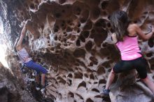 Bouldering in Hueco Tanks on 03/26/2016 with Blue Lizard Climbing and Yoga

Filename: SRM_20160326_1547311.jpg
Aperture: f/2.8
Shutter Speed: 1/50
Body: Canon EOS 20D
Lens: Canon EF 16-35mm f/2.8 L