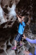 Bouldering in Hueco Tanks on 03/26/2016 with Blue Lizard Climbing and Yoga

Filename: SRM_20160326_1559581.jpg
Aperture: f/2.8
Shutter Speed: 1/80
Body: Canon EOS 20D
Lens: Canon EF 16-35mm f/2.8 L