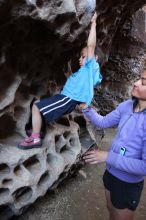 Bouldering in Hueco Tanks on 03/26/2016 with Blue Lizard Climbing and Yoga

Filename: SRM_20160326_1600130.jpg
Aperture: f/2.8
Shutter Speed: 1/80
Body: Canon EOS 20D
Lens: Canon EF 16-35mm f/2.8 L