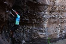 Bouldering in Hueco Tanks on 03/26/2016 with Blue Lizard Climbing and Yoga

Filename: SRM_20160326_1600300.jpg
Aperture: f/2.8
Shutter Speed: 1/80
Body: Canon EOS 20D
Lens: Canon EF 16-35mm f/2.8 L