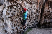 Bouldering in Hueco Tanks on 03/26/2016 with Blue Lizard Climbing and Yoga

Filename: SRM_20160326_1602103.jpg
Aperture: f/2.8
Shutter Speed: 1/80
Body: Canon EOS 20D
Lens: Canon EF 16-35mm f/2.8 L