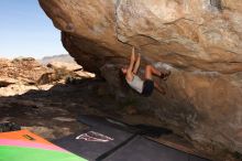 Bouldering in Hueco Tanks on 04/06/2016 with Blue Lizard Climbing and Yoga

Filename: SRM_20160406_1040520.jpg
Aperture: f/9.0
Shutter Speed: 1/250
Body: Canon EOS 20D
Lens: Canon EF 16-35mm f/2.8 L