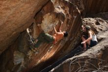 Bouldering in Hueco Tanks on 04/06/2016 with Blue Lizard Climbing and Yoga

Filename: SRM_20160406_1415310.jpg
Aperture: f/9.0
Shutter Speed: 1/250
Body: Canon EOS 20D
Lens: Canon EF 16-35mm f/2.8 L