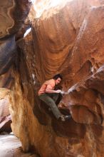 Bouldering in Hueco Tanks on 04/06/2016 with Blue Lizard Climbing and Yoga

Filename: SRM_20160406_1531500.jpg
Aperture: f/2.8
Shutter Speed: 1/200
Body: Canon EOS 20D
Lens: Canon EF 16-35mm f/2.8 L