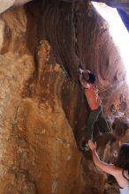 Bouldering in Hueco Tanks on 04/06/2016 with Blue Lizard Climbing and Yoga

Filename: SRM_20160406_1535370.jpg
Aperture: f/2.8
Shutter Speed: 1/200
Body: Canon EOS 20D
Lens: Canon EF 16-35mm f/2.8 L