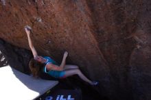 Bouldering in Hueco Tanks on 04/10/2016 with Blue Lizard Climbing and Yoga

Filename: SRM_20160410_1113290.jpg
Aperture: f/8.0
Shutter Speed: 1/250
Body: Canon EOS 20D
Lens: Canon EF 16-35mm f/2.8 L