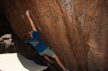 Bouldering in Hueco Tanks on 04/10/2016 with Blue Lizard Climbing and Yoga

Filename: SRM_20160410_1117320.jpg
Aperture: f/8.0
Shutter Speed: 1/250
Body: Canon EOS 20D
Lens: Canon EF 16-35mm f/2.8 L