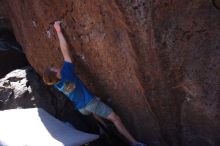 Bouldering in Hueco Tanks on 04/10/2016 with Blue Lizard Climbing and Yoga

Filename: SRM_20160410_1117330.jpg
Aperture: f/8.0
Shutter Speed: 1/250
Body: Canon EOS 20D
Lens: Canon EF 16-35mm f/2.8 L