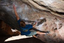 Bouldering in Hueco Tanks on 04/10/2016 with Blue Lizard Climbing and Yoga

Filename: SRM_20160410_1211020.jpg
Aperture: f/6.3
Shutter Speed: 1/250
Body: Canon EOS 20D
Lens: Canon EF 16-35mm f/2.8 L