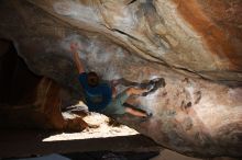 Bouldering in Hueco Tanks on 04/10/2016 with Blue Lizard Climbing and Yoga

Filename: SRM_20160410_1222220.jpg
Aperture: f/6.3
Shutter Speed: 1/250
Body: Canon EOS 20D
Lens: Canon EF 16-35mm f/2.8 L