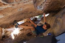 Bouldering in Hueco Tanks on 04/10/2016 with Blue Lizard Climbing and Yoga

Filename: SRM_20160410_1402341.jpg
Aperture: f/2.8
Shutter Speed: 1/250
Body: Canon EOS 20D
Lens: Canon EF 16-35mm f/2.8 L