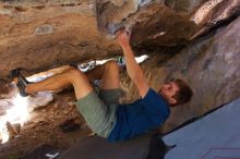 Bouldering in Hueco Tanks on 04/10/2016 with Blue Lizard Climbing and Yoga

Filename: SRM_20160410_1402390.jpg
Aperture: f/2.8
Shutter Speed: 1/250
Body: Canon EOS 20D
Lens: Canon EF 16-35mm f/2.8 L